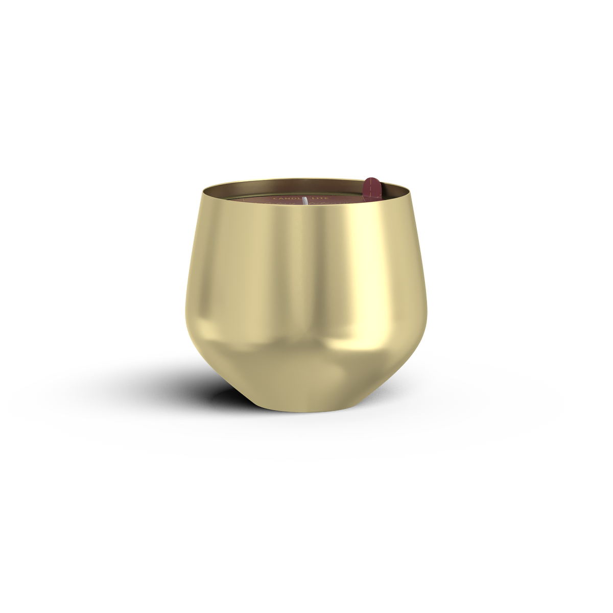 Holiday Hideaway 10oz Gold Metal Jar Candle – Candle-lite Company