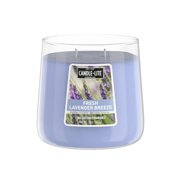 Fresh Lavender Breeze 15oz 2-wick Jar Candle Product Image 1