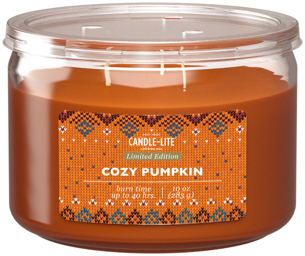 Cozy Pumpkin 3-wick 10oz Jar Candle Product Image 1
