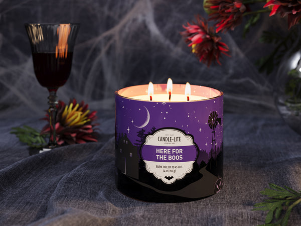Here For The Boos 3-wick 14oz Jar Candle Product Image 2