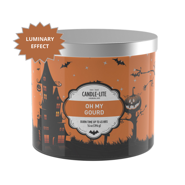 Oh My Gourd 3-wick 14oz Jar Candle Product Image 1