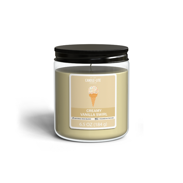 Creamy Vanilla Swirl 6.5oz Jar Candle Product Image 1