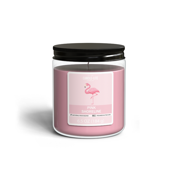 Pink Shoreline 6.5oz Jar Candle Product Image 1