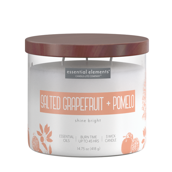 Salted Grapefruit & Pomelo 3-wick 14.75oz Jar Candle Product Image 1