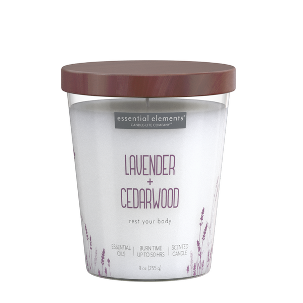 Lavender & Cedarwood 9oz Jar Candle Product Image 1