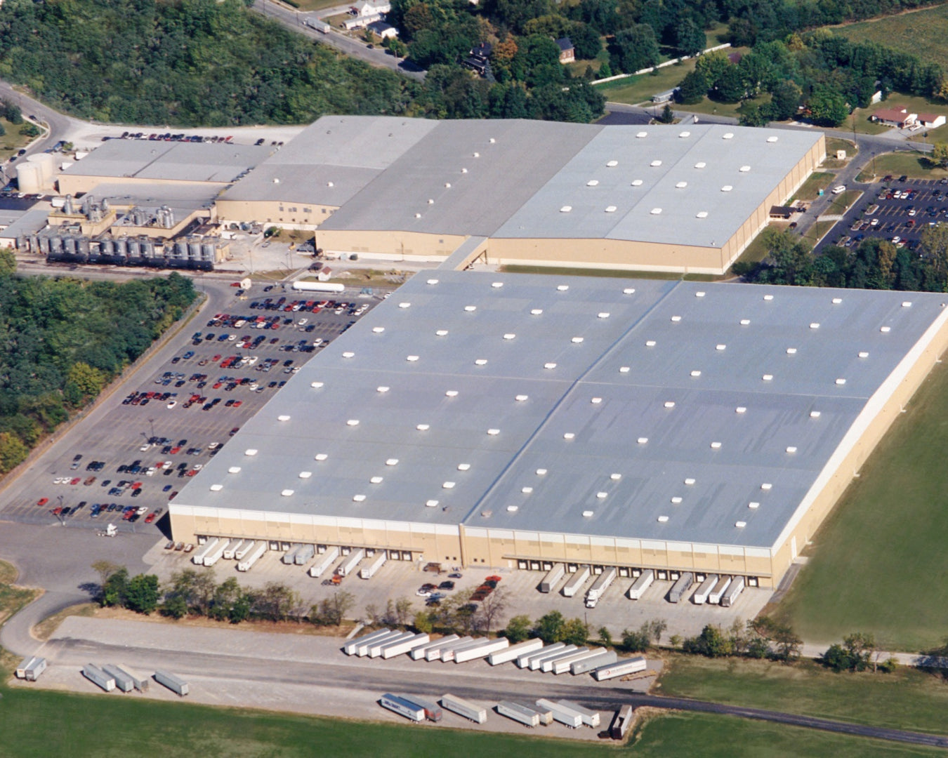 Aerial image of the Candle-Lite factory in Leesburg, Ohio.