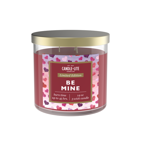 Be Mine 3-wick 14oz Jar Candle Product Image 1