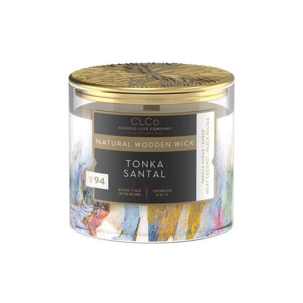 Tonka Santal Wooden-Wick 14oz Jar Candle Product Image 1