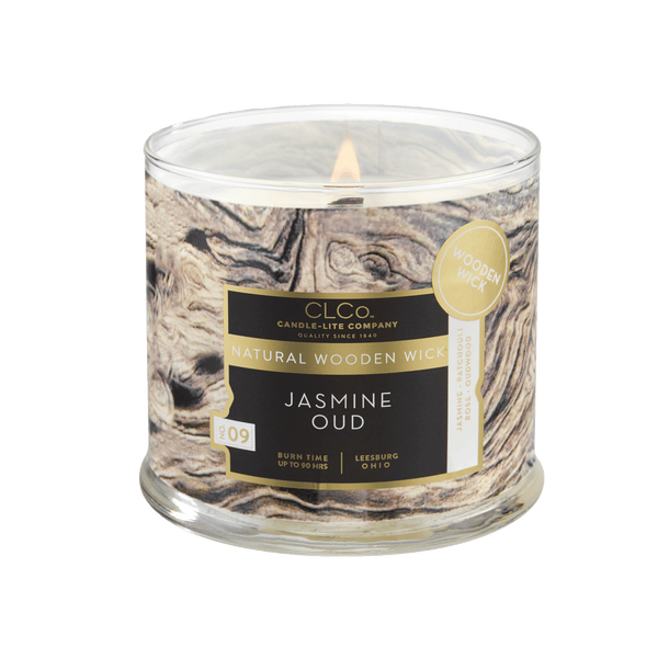 Jasmine Oud Wooden-Wick 14oz Jar Candle Product Image 1