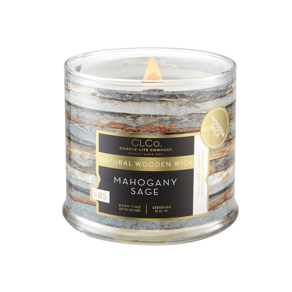 Mahogany Sage Wooden-Wick 14oz Jar Candle Product Image 1