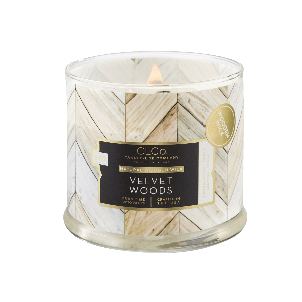Velvet Wood 7 wick 3XL Candle - 15.4 LB