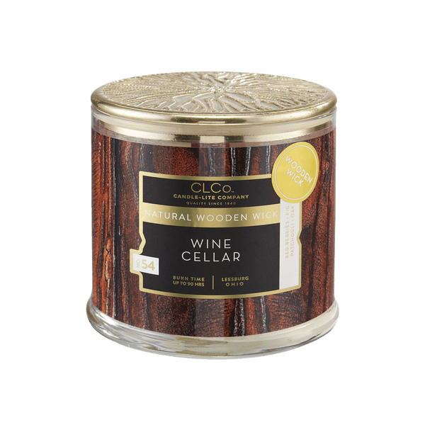 Wine Cellar Wooden-Wick 14oz Jar Candle Product Image 2