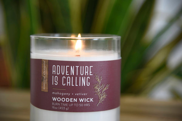 Adventure is Calling Wooden-Wick 16oz Jar Candle Product Image 4