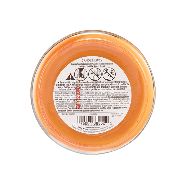 Orange Vanilla Dreamsicle 3-wick 10oz Jar Candle Product Image 3