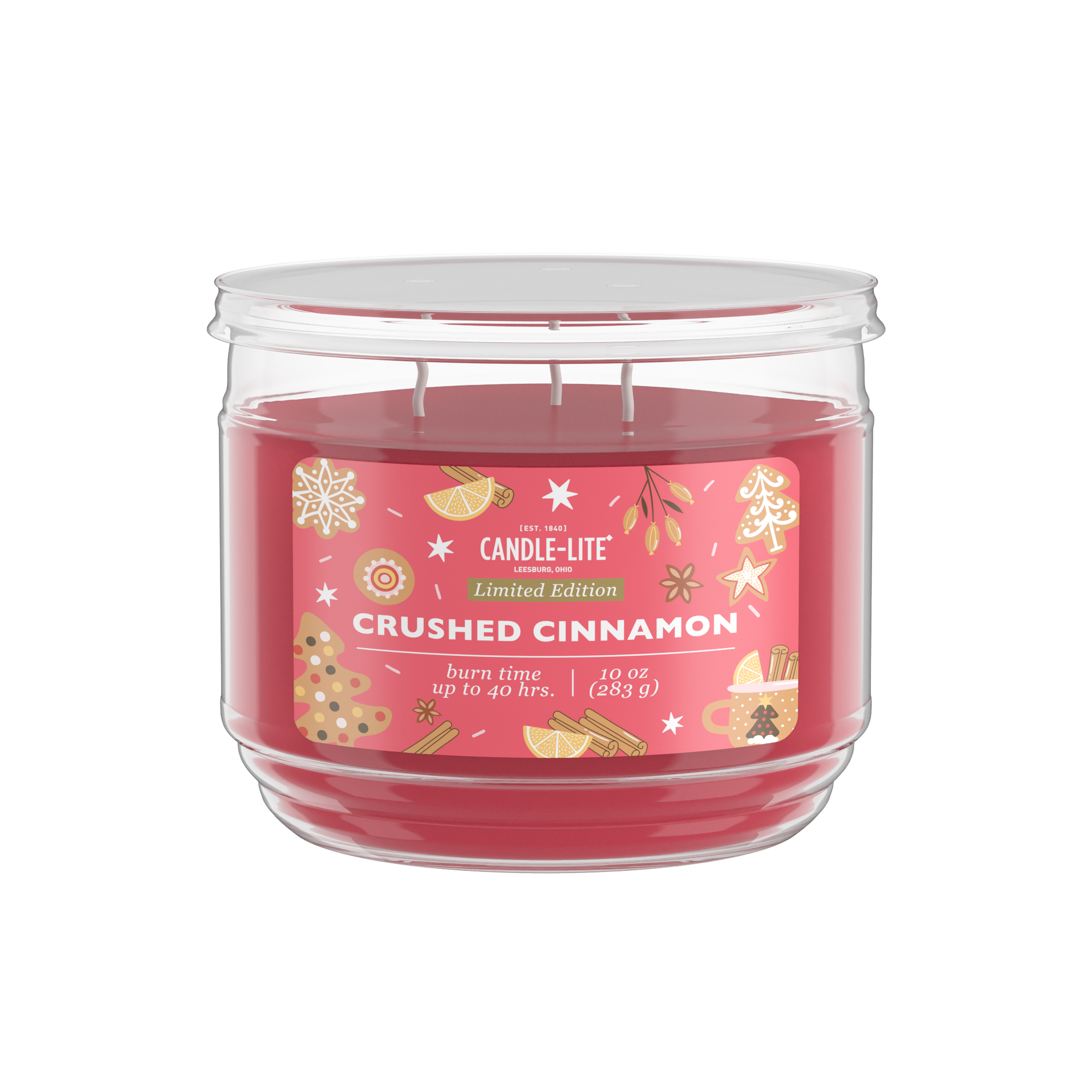 Crushed Cinnamon 10oz Jar Candle – Candle-lite Company