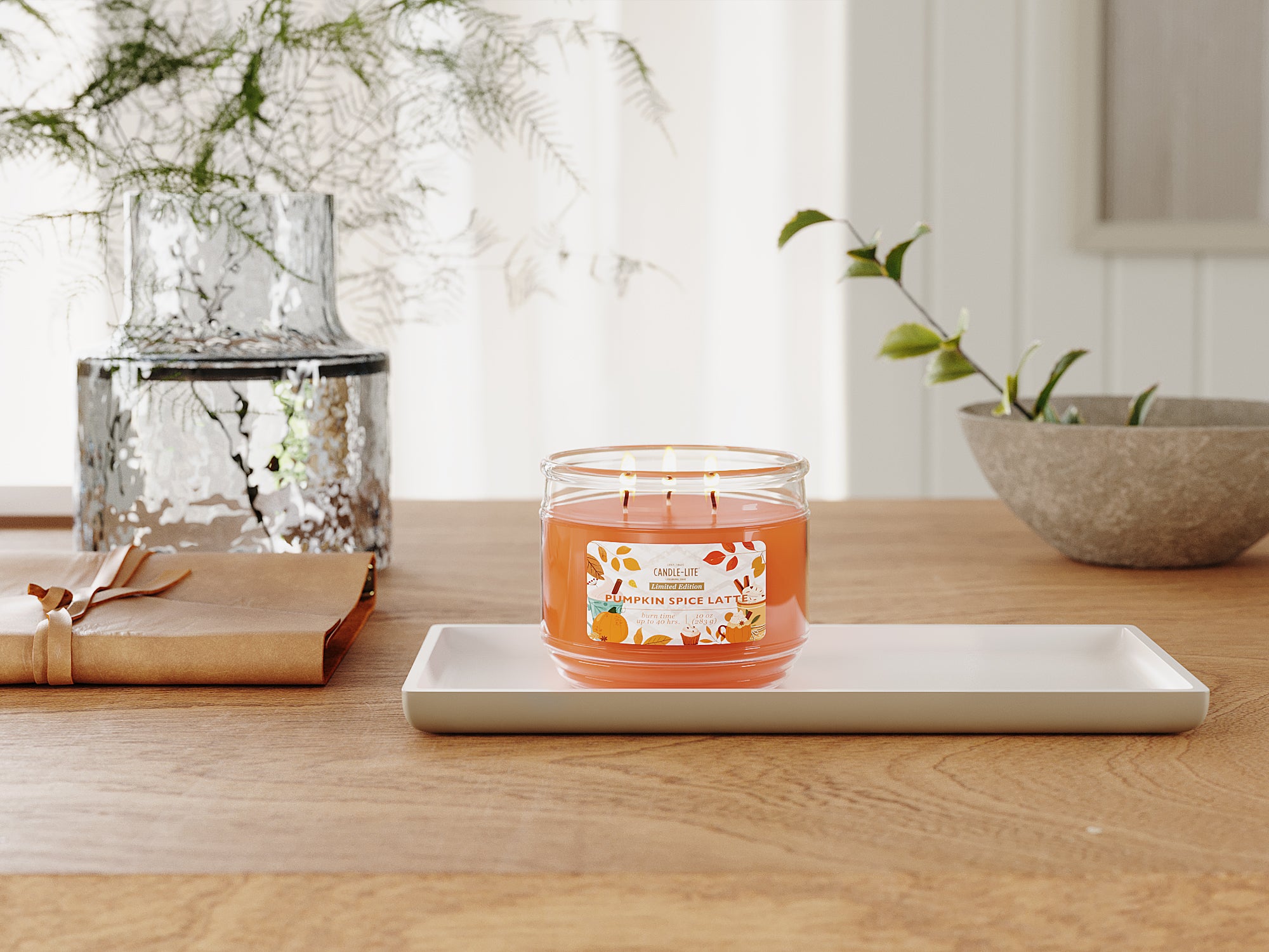 Pumpkin Spice Latte 10oz Jar Candle – Candle-lite Company