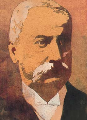 Portrait painting of Dr. Ernest Twitchell