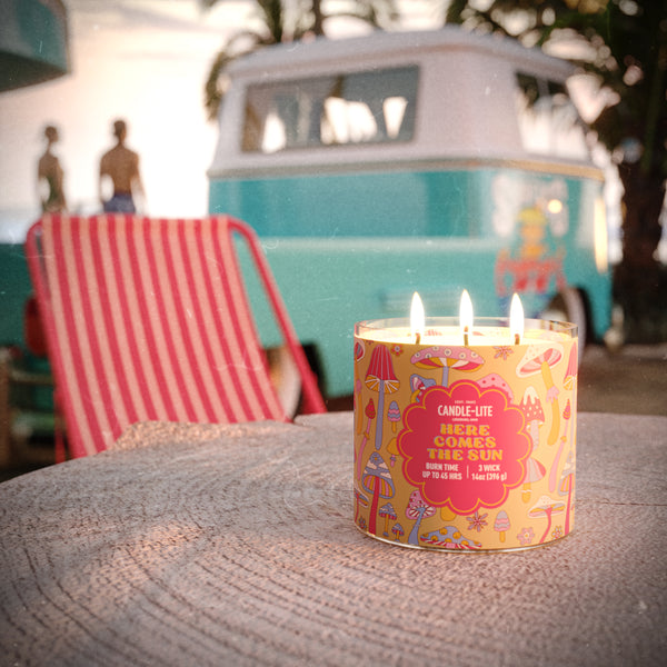 Here Comes The Sun 3-wick 14oz Jar Candle Product Image 3