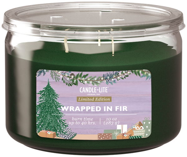 Wrapped in Fir 3-wick 10oz Jar Candle Product Image 1