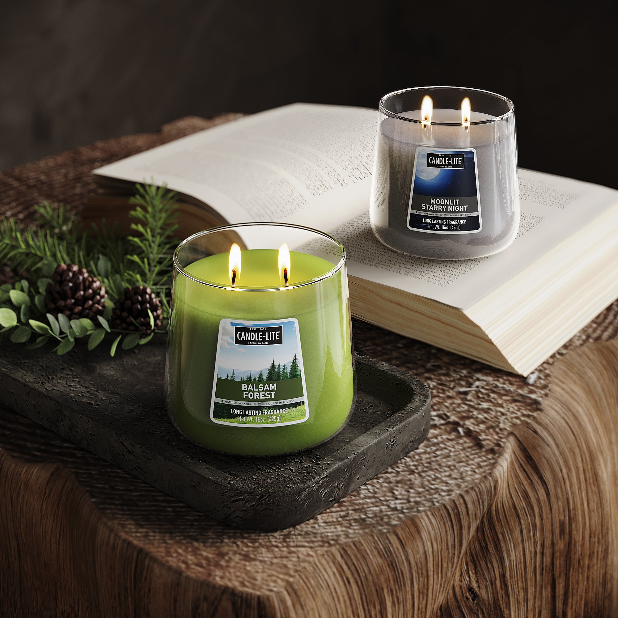Balsam Forest 15oz 2-wick Jar Candle