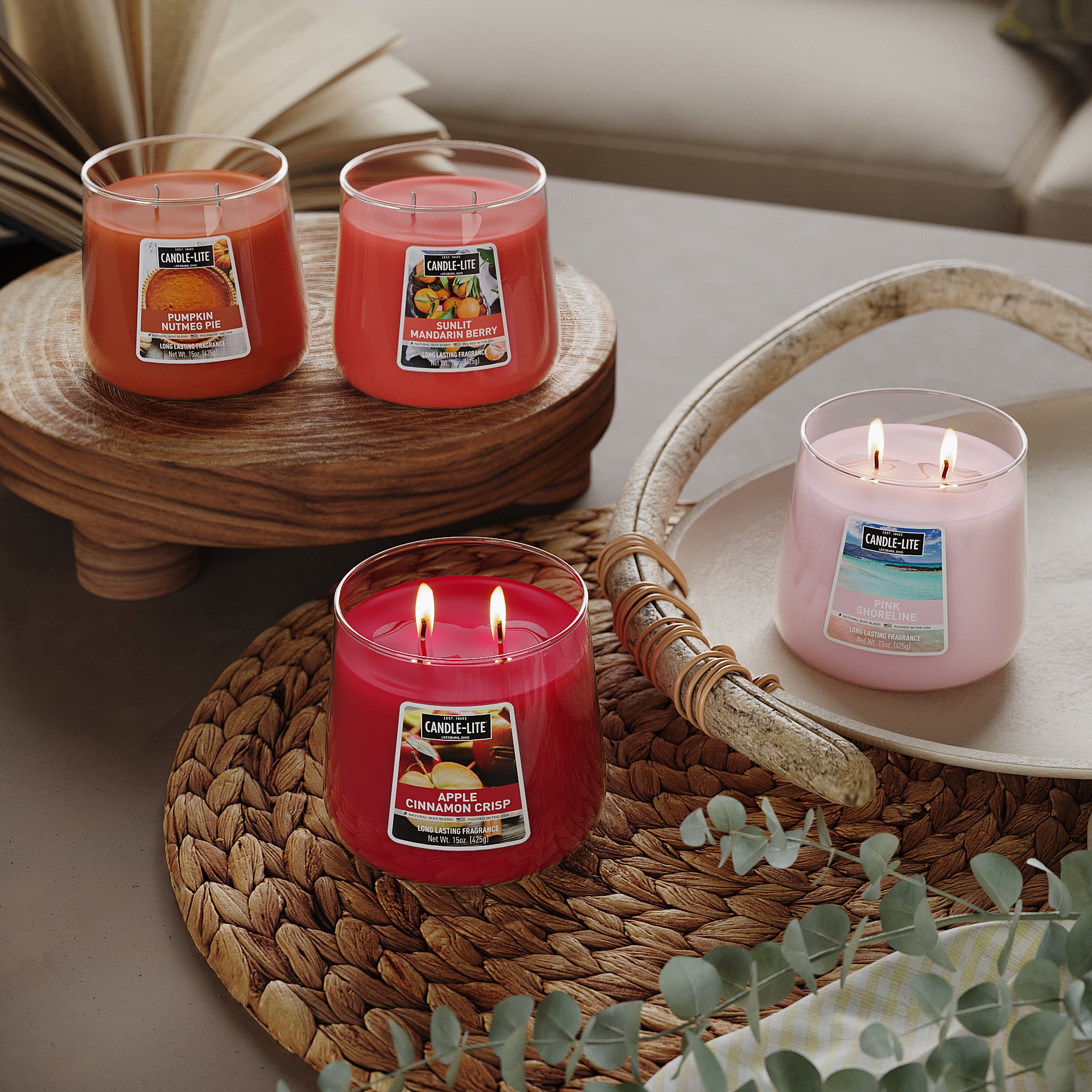 Pumpkin Nutmeg Pie 15oz 2-wick Jar Candle – Candle-lite Company