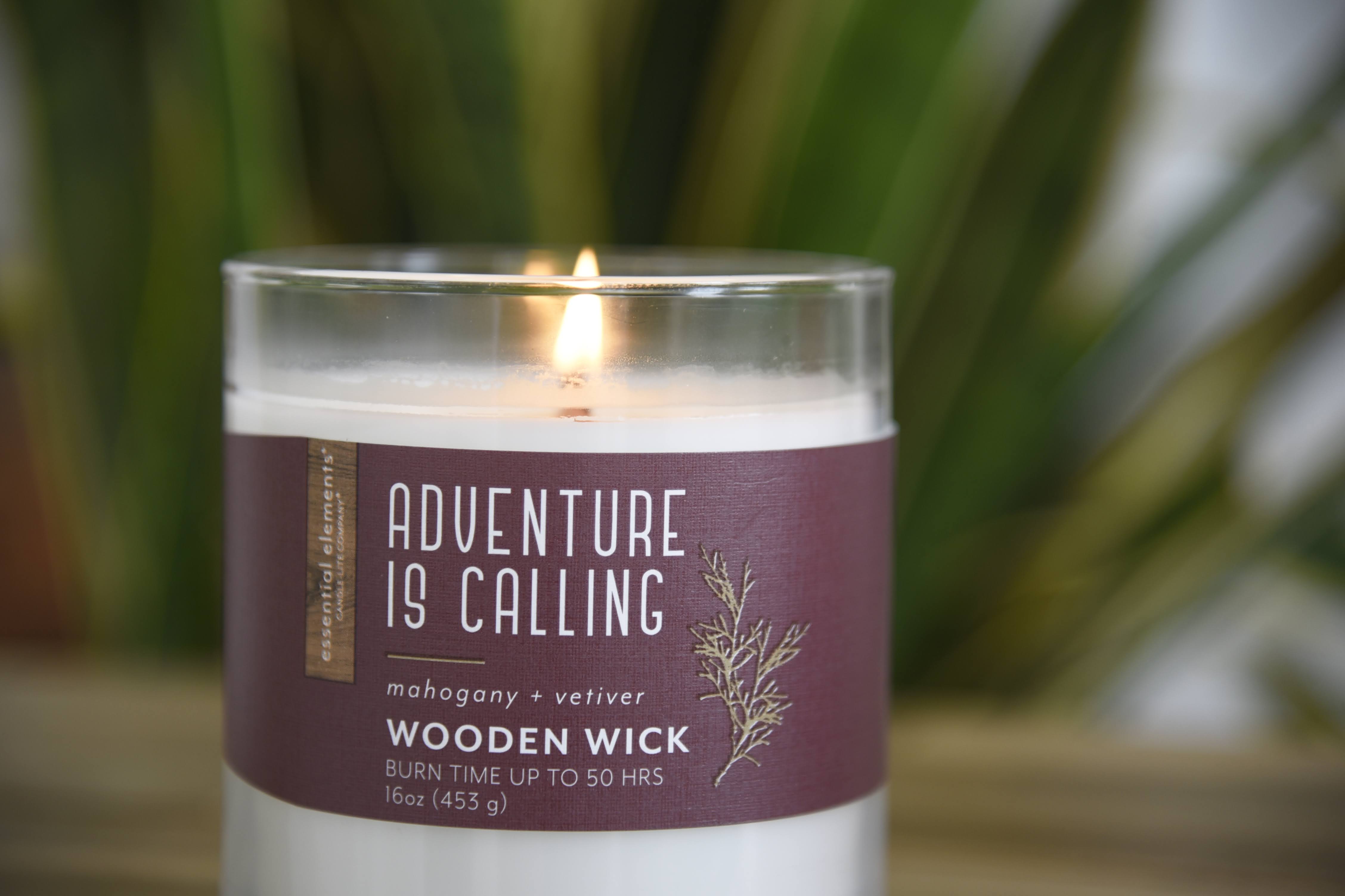 Adventure Is Calling Wooden-Wick 16oz Jar Candle – Candle-lite Company