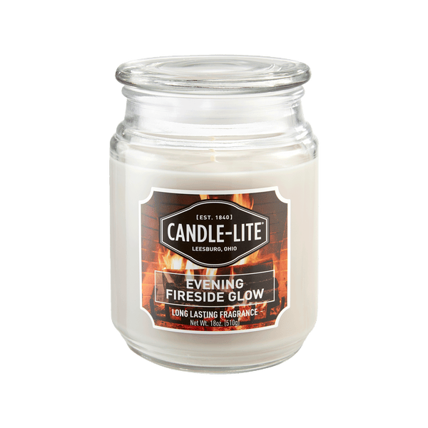 Evening Fireside Glow 18oz Jar Candle Product Image 1