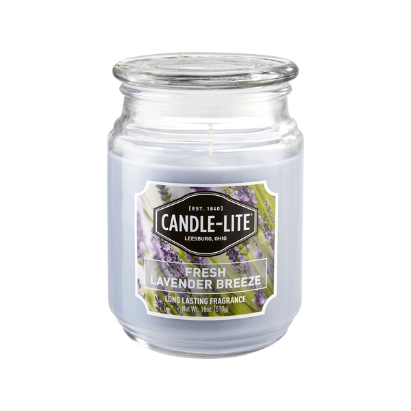 Fresh Lavender Breeze 18oz Jar Candle Product Image 1