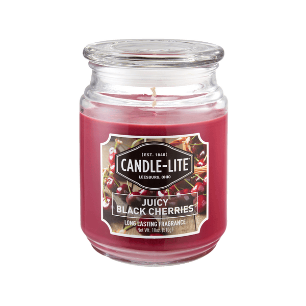 Juicy Black Cherries 18oz Jar Candle Product Image 1