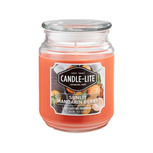 Sunlit Mandarin Berry 18oz Jar Candle Product Image 1
