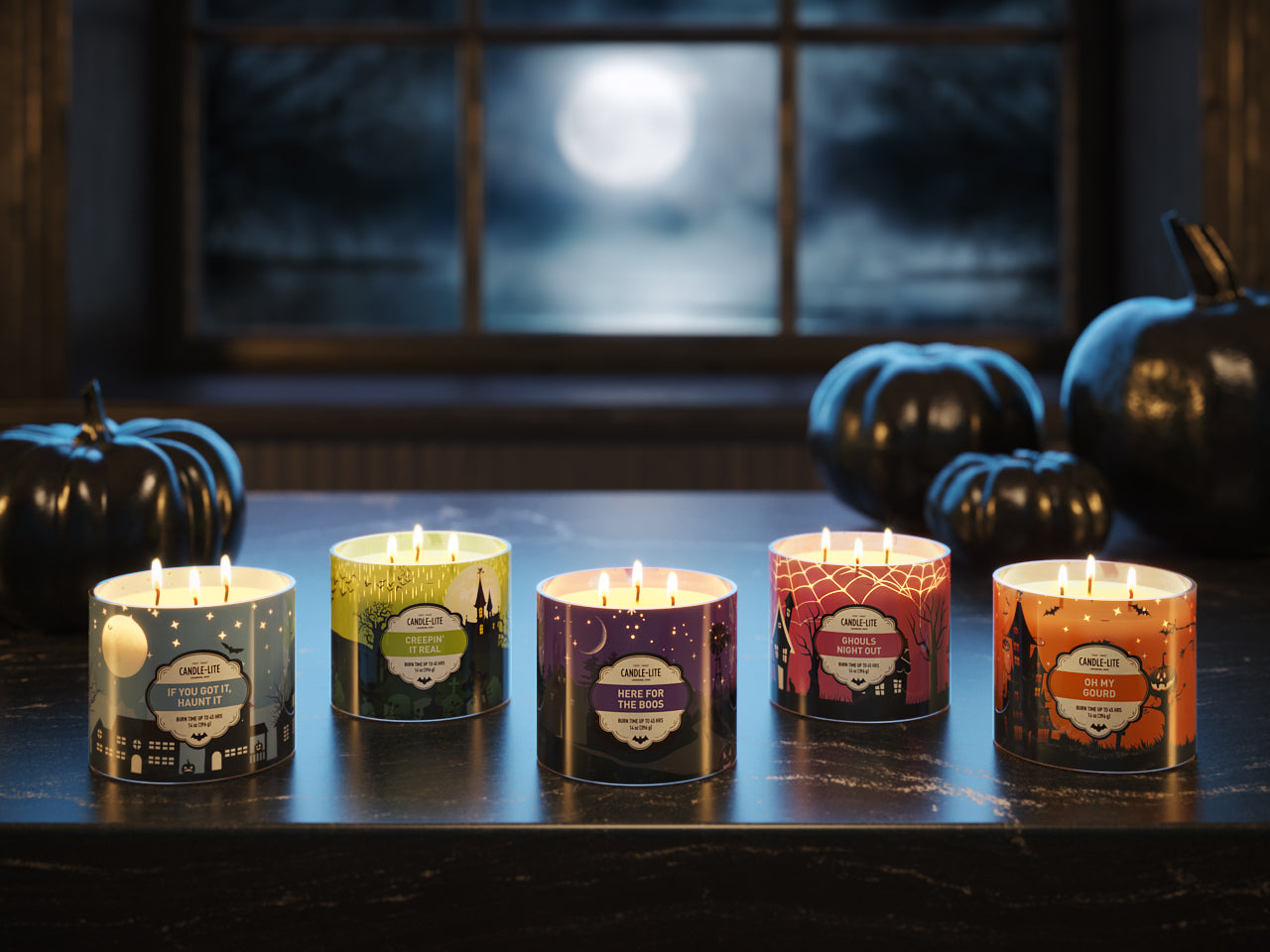 Here For The Boos 3-wick 14oz Jar Candle – Candle-lite Company
