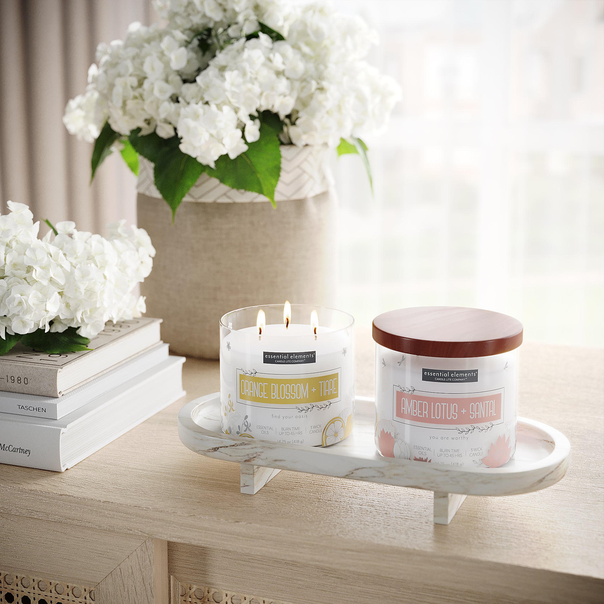 Orange Blossom & Tiare 3-wick 14.75oz Jar Candle – Candle-lite Company