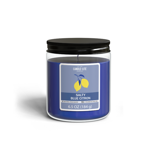 Salty Blue Citron 6.5oz Jar Candle Product Image 1