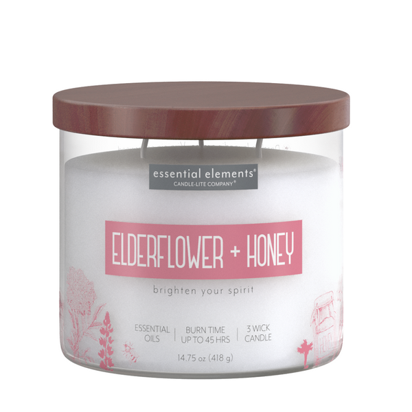 Elderflower & Honey 3-wick 14.75oz Jar Candle Product Image 1