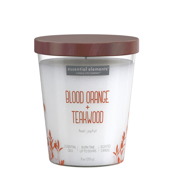Blood Orange & Teakwood 9oz Jar Candle Product Image 1