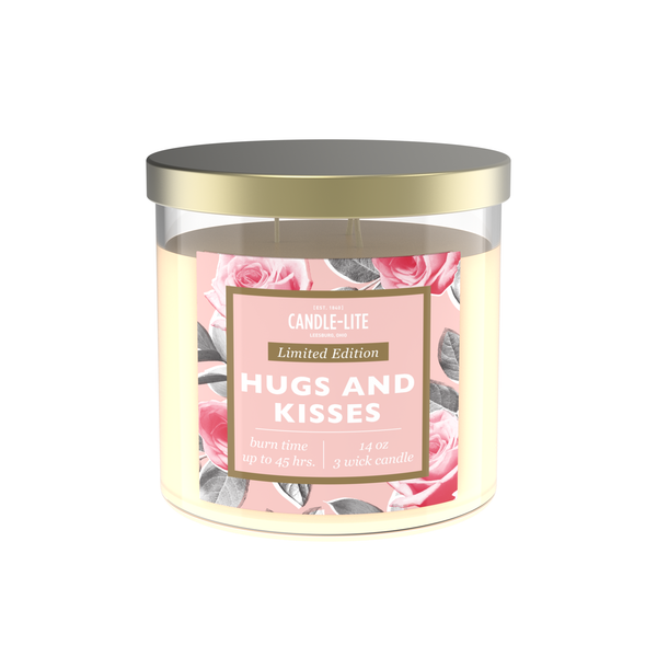 Hugs and Kisses 3-wick 14oz Jar Candle Product Image 1