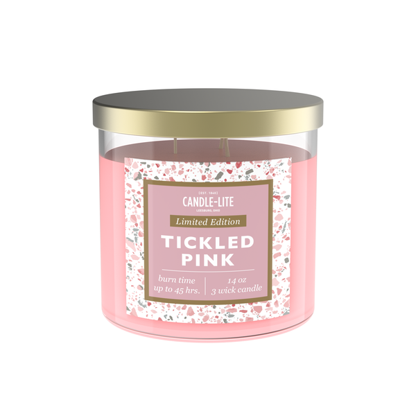 Tickled Pink 3-wick 14oz Jar Candle Product Image 1