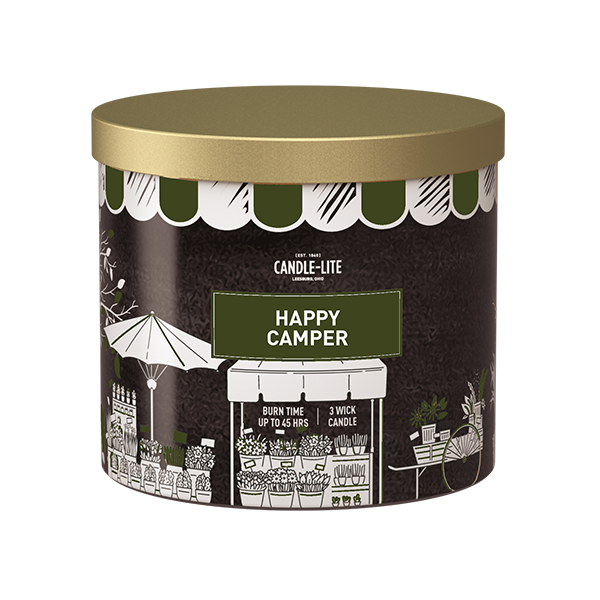 Happy Camper 3-wick 14oz Jar Candle Product Image 1
