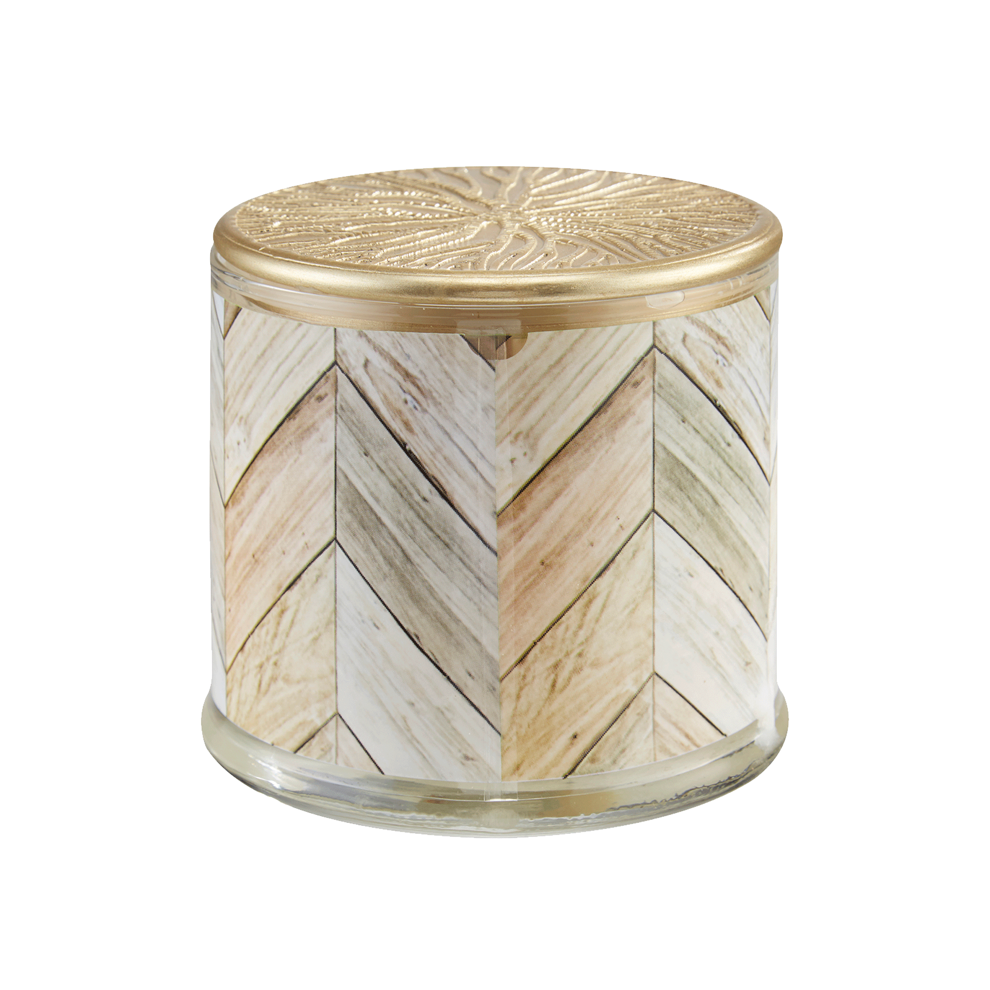 Candle Lite Wooden Wick Candle, Bamboo Linen - 14 oz