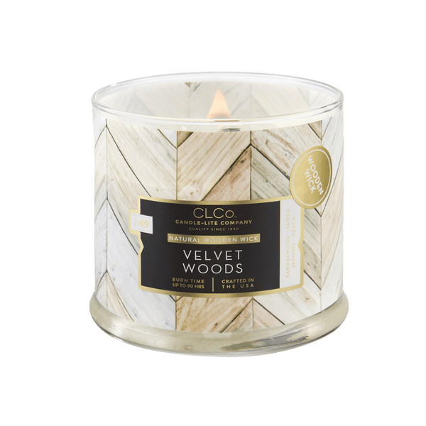 Velvet Woods Wooden-Wick 14oz Jar Candle Product Image 1