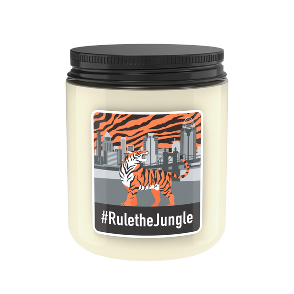 #RuletheJungle Single Wick Jar Candle Product Image 1