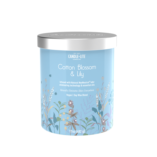 Cotton Blossom & Lily 2-wick 17oz Jar Candle Product Image 2