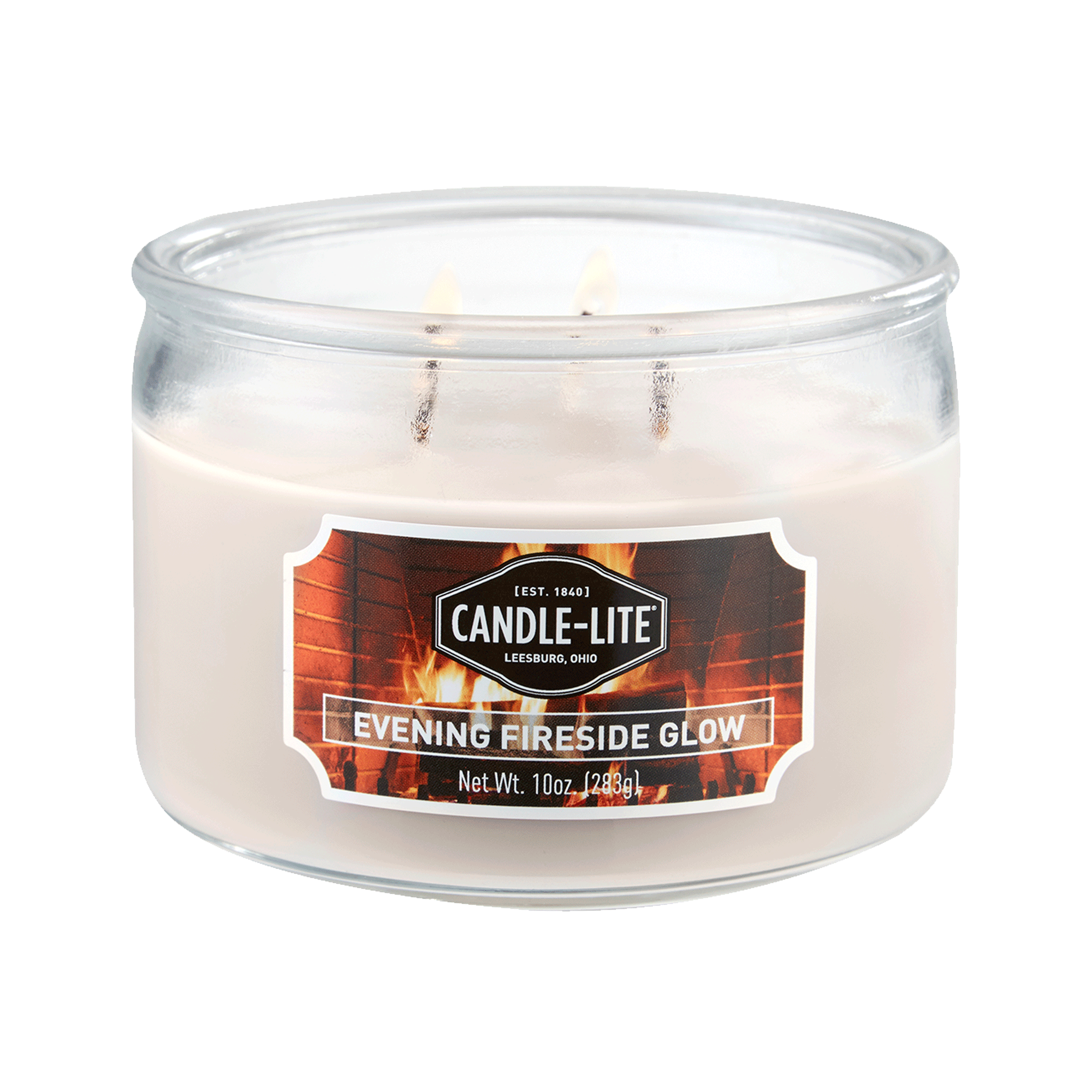 Evening Fireside Glow 3 wick 10oz Jar Candle Candle lite Company