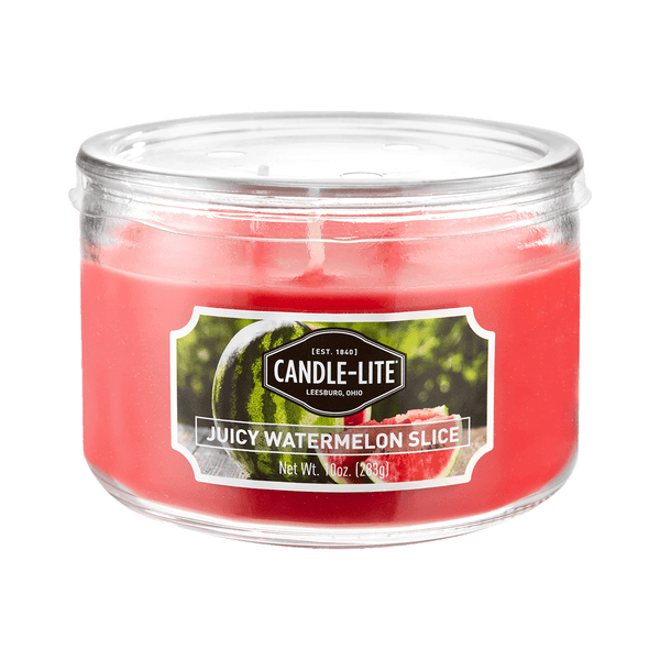Juicy Watermelon Slice 3-wick 10oz Jar Candle Product Image 1