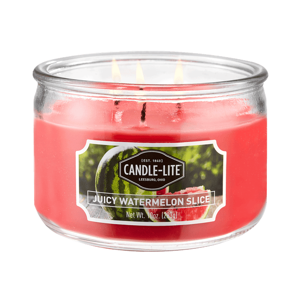 Juicy Watermelon Slice 3-wick 10oz Jar Candle Product Image 4