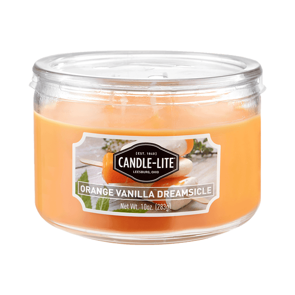 Orange Vanilla Dreamsicle 3-wick 10oz Jar Candle Product Image 1