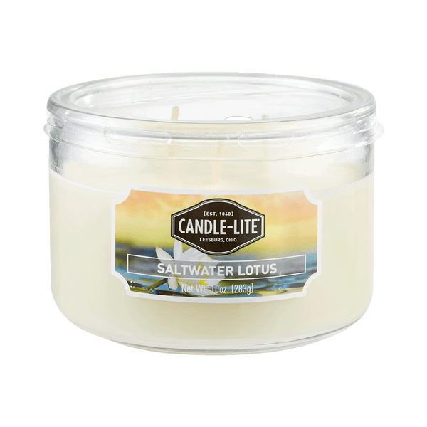 Saltwater Lotus 3-wick 10oz Jar Candle Product Image 1