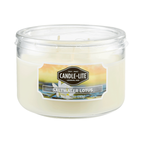 Saltwater Lotus 3-wick 10oz Jar Candle Product Image 1