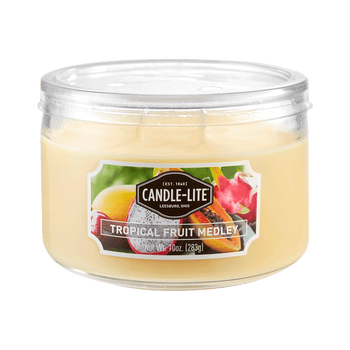 Candle-lite Fireside Whiskey Natural Wooden Wick Candle 14 oz