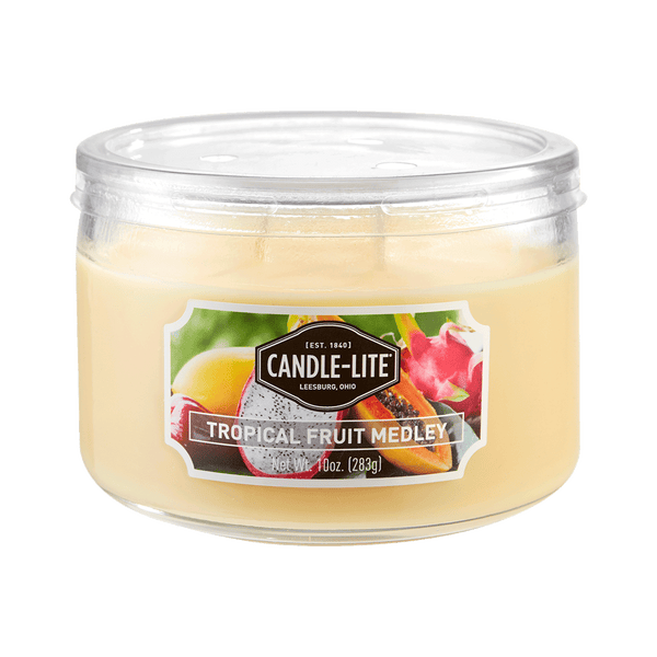 Tropical Fruit Medley 3-wick 10oz Jar Candle Product Image 1